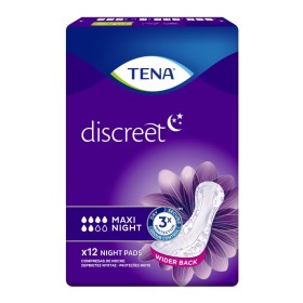 TENA Discreet Maxi Night Absorbent Incontinence Pads Night 12 Pieces