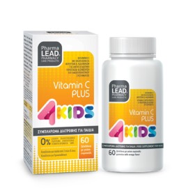 PHARMALEAD 4Kids Vitamin C Plus για Ενίσχυση του Ανοσοποιητικού Πορτοκάλι 60 Ζελεδάκια