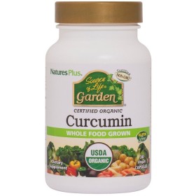 NATURES PLUS Source Of Life Garden Curcumin Curcumin Supplement For Healthy Heart & Brain 30 Herbal Capsules