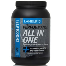 Lamberts Performance All-In-One Chocolate Πρωτεΐνη Ορού Γάλακτος με Γεύση Σοκολάτα 1.45kg