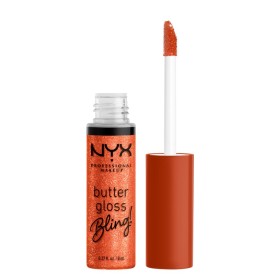 NYX  PROFESSIONAL MAKE UP Butter Gloss Bling Lip Gloss Shimmer Down 06 Κόκκινο 8ml