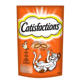 CATISFACTIONS Λιχουδιές για Γάτες Όλων των Ηλικιών με Κοτόπουλο 60g