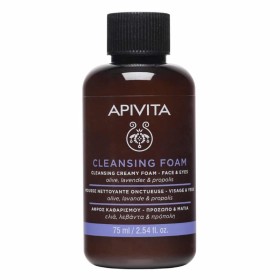 Apivita Cleansing Foam Face & Eyes Κρεμώδης Αφρός Καθαρισμού για Πρόσωπο & Μάτια με Ελιά & Λεβάντα 75ml