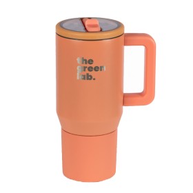 Boobam Τhe S Cup Aνοξείδωτο Μπουκάλι Θερμός Πορτοκαλί 600ml