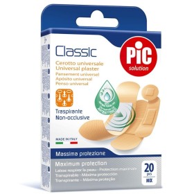 PIC SOLUTION Classic Adhesive Band-Aid Various Sizes Mix 20 Pieces