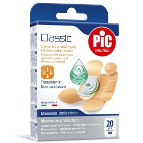 Pic Solution Classic Αυτοκόλλητο Τσιρότο Διάφορα Μεγέθη Mix 20 Τεμάχια