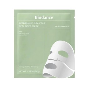 Biodance Refreshing Sea Kelp Real Deep Mask Μάσκα Προσώπου για Σύσφιξη & Λάμψη 34g