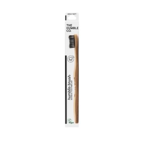 The Humble Co Brush Adult Bamboo Soft Οδοντόβουρτσα Ενηλίκων Μαύρο 1 Tεμάχιo