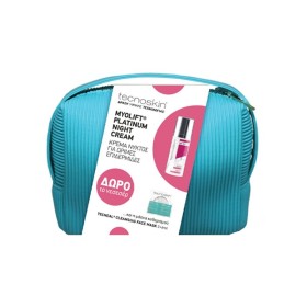 Tecnoskin Promo Necessaire Myolift Platinum Night Cream 2025 Κρέμα νυκτός 50ml & Δώρο Tecneal Cleansing Face Mask 2x6ml