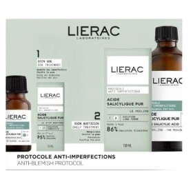 Lierac Promo Anti Imperfection & Anti Blemish Protocol με The Stop Bouton Anti-Blemish 15ml & The Peeling Anti-Blemish κατά των Ατελειών 100ml