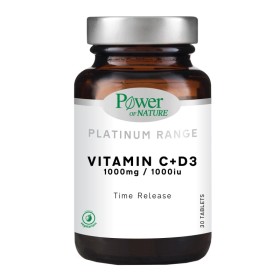 Power Health Platinum Range Vitamin C & D3 1000mg/1000iu Time Release για Ενίσχυση του Ανοσοποιητικού 30 Ταμπλέτες Power Health Platinum Range Vitamin C & D3 1000mg/1000iu Time Release για Ενίσχυση του Ανοσοποιητικού 30 Ταμπλέτες