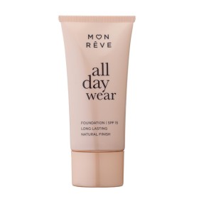 Mon Reve All Day Wear Foundation Spf15 για Μέτρια Προς Υψηλή Κάλυψη & Φυσικό Ματ Αποτέλεσμα No. 101 35ml