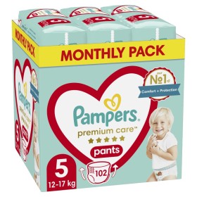 PAMPERS Premium Pants Μέγεθος 5 102 Τεμάχια [MONTHLY PACK]