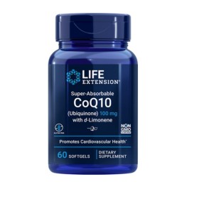Life Extension Super Absorbable Coq10 100mg With D-Limonene 60 Μαλακές Κάψουλες