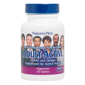 NATURES PLUS Adult-Active Memory Supplement 60 Herbal Tablets