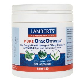 Lamberts Pure Orac Omega (Ω3) Ιχθυέλαιο με Αντιοξειδωτική Δράση 120 Κάψουλες
