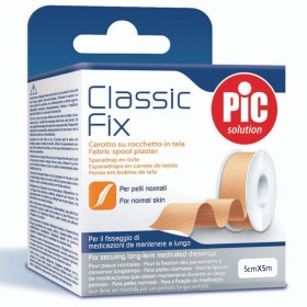 Pic Solution Classic Fix Ρολό Λευκοπλάστη Υφασμάτινο 5cmx5m 1 Τεμάχιο Pic Solution Classic Fix Ρολό Λευκοπλάστη Υφασμάτινο 5cmx5m 1 Τεμάχιο