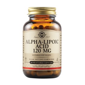 Solgar Alpha Lipoic Acid 120mg 60 Φυτικές Κάψουλες Solgar Alpha Lipoic Acid 120mg 60 Φυτικές Κάψουλες