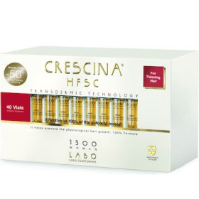 CRESCINA HFSC Transdermic Technology 1300 Woman Αμπούλες Μαλλιών κατά της Τριχόπτωσης για Γυναίκες 40x3.5ml