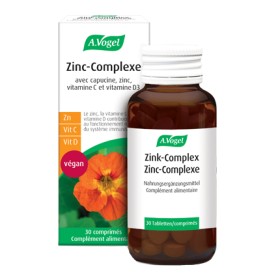 A.Vogel Zink-Complex με Βιταμίνη C & D για Ενίσχυση του Ανοσοποιητικού Συστήματος 30 Ταμπλέτες A.Vogel Zink-Complex με Βιταμίνη C & D για Ενίσχυση του Ανοσοποιητικού Συστήματος 30 Ταμπλέτες
