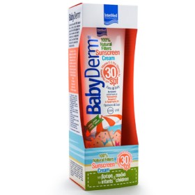 INTERMED BabyDerm Sunscreen Cream Αντηλιακή Κρέμα με Φυσικά Φίλτρα Προστασίας SPF30 300ml