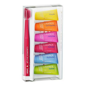 Curaprox Promo [Be You] Six Tastes Οδοντόκρεμες σε 6 Διαφορετικές Γεύσεις 6x10ml & Οδοντόβουρτσα Φούξια 1 Τεμάχιο