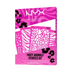 Nyx Professional Makeup Party Animals Stencils Kit Επαναχρησιμοποιούμενα Στένσιλ 4 Τεμάχια