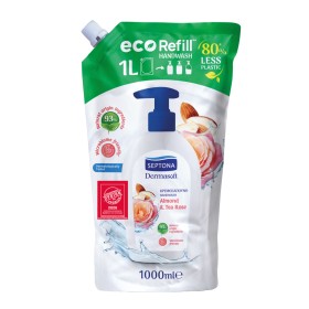 Septona Dermasoft Organic Honey & Ginger Ανταλλακτικό Υγρό Κρεμοσάπουνο με Αμύγδαλο & Tea Rose 1lt Septona Dermasoft Organic Honey & Ginger Ανταλλακτικό Υγρό Κρεμοσάπουνο με Αμύγδαλο & Tea Rose 1lt