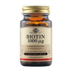 Solgar Biotin 1000μg 50 Φυτικές Κάψουλες Solgar Biotin 1000μg 50 Φυτικές Κάψουλες