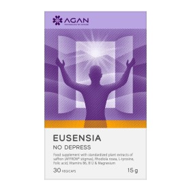 Agan Eusensia No Depress Ενάντια Στη Θλίψη & τα Αρνητικά Συναισθήματα 30 Φυτικές Κάψουλες Agan Eusensia No Depress Ενάντια Στη Θλίψη & τα Αρνητικά Συναισθήματα 30 Φυτικές Κάψουλες