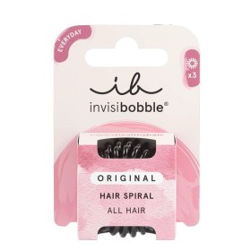 Invisibobble True Black Original Hair Spiral Λαστιχάκια Μαλλιών για Απόλυτο Κράτημα 3 Τεμάχια Invisibobble True Black Original Hair Spiral Λαστιχάκια Μαλλιών για Απόλυτο Κράτημα 3 Τεμάχια