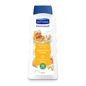Septona Dermasoft Exotic Organic Honey & Ginger Αφρόλουτρο Σώματος 750ml