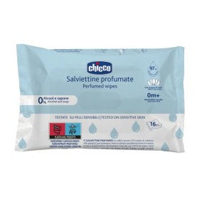 Chicco Baby Wipes Μωρομάντηλα με 97% Νερό 16 Τεμάχια