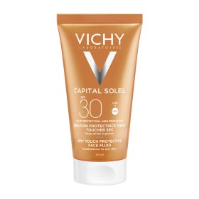VICHY Capital Soleil Cream Dry Touch Αδιάβροχη Αντηλιακή Κρέμα Προσώπου για Ματ Αποτέλεσμα SPF30 50ml