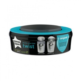Tommee Tippee Twist Twist & Click Ανταλλακτικά Κάδου Απόρριψης Πάνας 1 Τεμάχιο