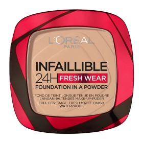 Loreal Paris Infaillible 24h Fresh Wear Makeup σε Μορφή Πούδρας 130 True Beige 9g Loreal Paris Infaillible 24h Fresh Wear Makeup σε Μορφή Πούδρας 130 True Beige 9g