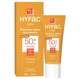 HYFAC Sun Protection Tinted SPF50+ Aντιηλιακή Κρέμα Προσώπου με Χρώμα 40ml