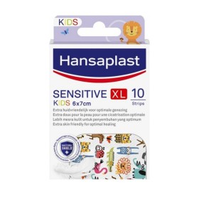 Hansaplast Kids Sensitive Αυτοκόλλητα Επιθέματα για Παιδιά XL 6x7cm 10 Τεμάχια Hansaplast Kids Sensitive Αυτοκόλλητα Επιθέματα για Παιδιά XL 6x7cm 10 Τεμάχια