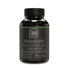 PHARMALEAD Black Range Magnesium Plus Vitamin B6 for the Smooth Functioning of Muscles & Nervous System 120 Capsules