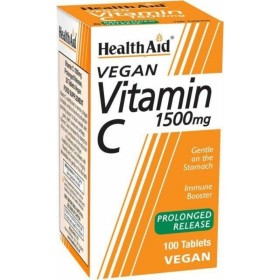 HEALTH AID Vitamin C 1500mg Prolonged Release Συμπλήρωμα με Βιταμίνη C Βραδείας Αποδέσμευσης 100 ταμπλέτες