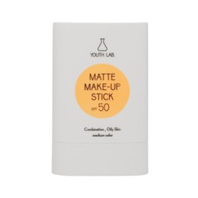Youth Lab Matte Make Up Stick Ανάλαφρο Mατ Aντηλιακό Spf 50 για Έλεγχο της Λιπαρότητας Medium Color 20g