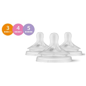 Philips Avent Natural Response Θηλές Σιλικόνης για 0m+ 3 Τεμάχια