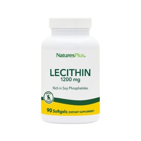 NATURES PLUS Lecithin 1200mg Cardiovascular & Memory & Liver Enhancement Supplement 90 Softgels