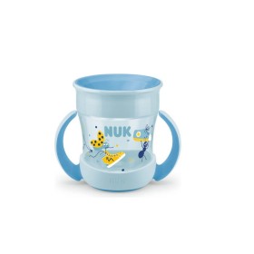 Nuk Mini Magic Cup Πλαστικό Παιδικό Ποτηράκι 6+m Μπλε 160ml [10.751.278]