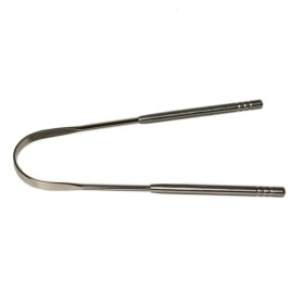 Boobam Tongue Scraper Silver Καθαριστής Γλώσσας 1 Τεμάχιο