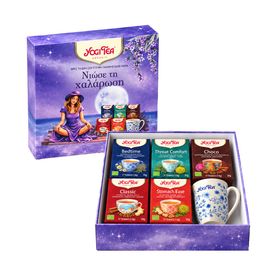 Yogi Tea Promo Τσάι με Διάφορες Ιδιότητες για Χαλάρωση 5 Τεμάχια & Δώρο Κούπα Yogi Tea Promo Τσάι με Διάφορες Ιδιότητες για Χαλάρωση 5 Τεμάχια & Δώρο Κούπα