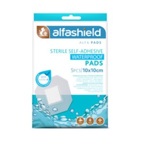 Alfashield Alfa-Pads Waterproof Αδιάβροχα Αποστειρωμένα Αυτοκόλλητα Επιθέματα 10x10cm 5 Τεμάχια Alfashield Alfa-Pads Waterproof Αδιάβροχα Αποστειρωμένα Αυτοκόλλητα Επιθέματα 10x10cm 5 Τεμάχια