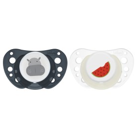 Chicco Πιπίλα Physio Air Μπεζ-Γκρι Μπλε 16-36m+ 2 Τεμάχια