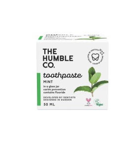 THE HUMBLE CO Mint Toothpaste Οδοντόκρεμα σε Γυάλινο Βάζο Μέντα 50ml