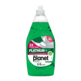 Planet Platinum+ 3x Υγρό Απορρυπαντικό Πιάτων 425ml
